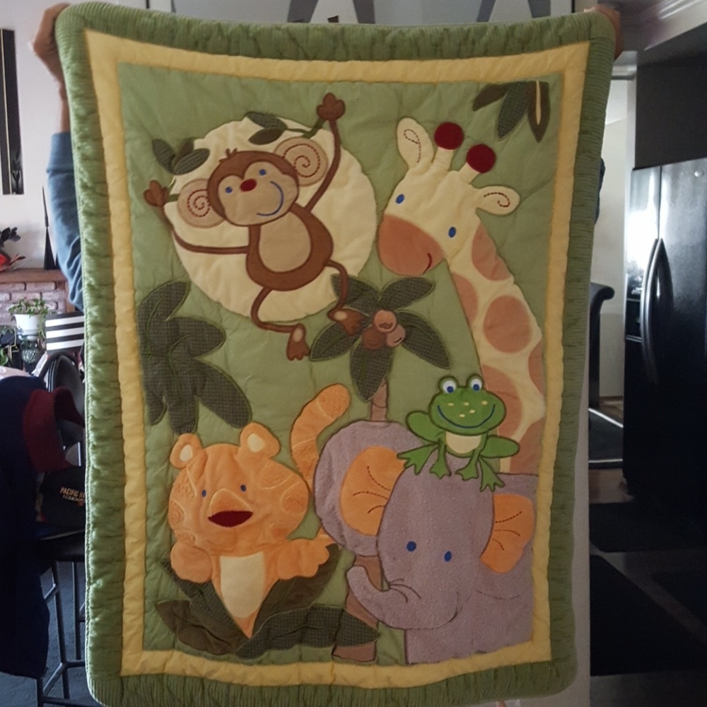 Quilted Child's Animal Mat.